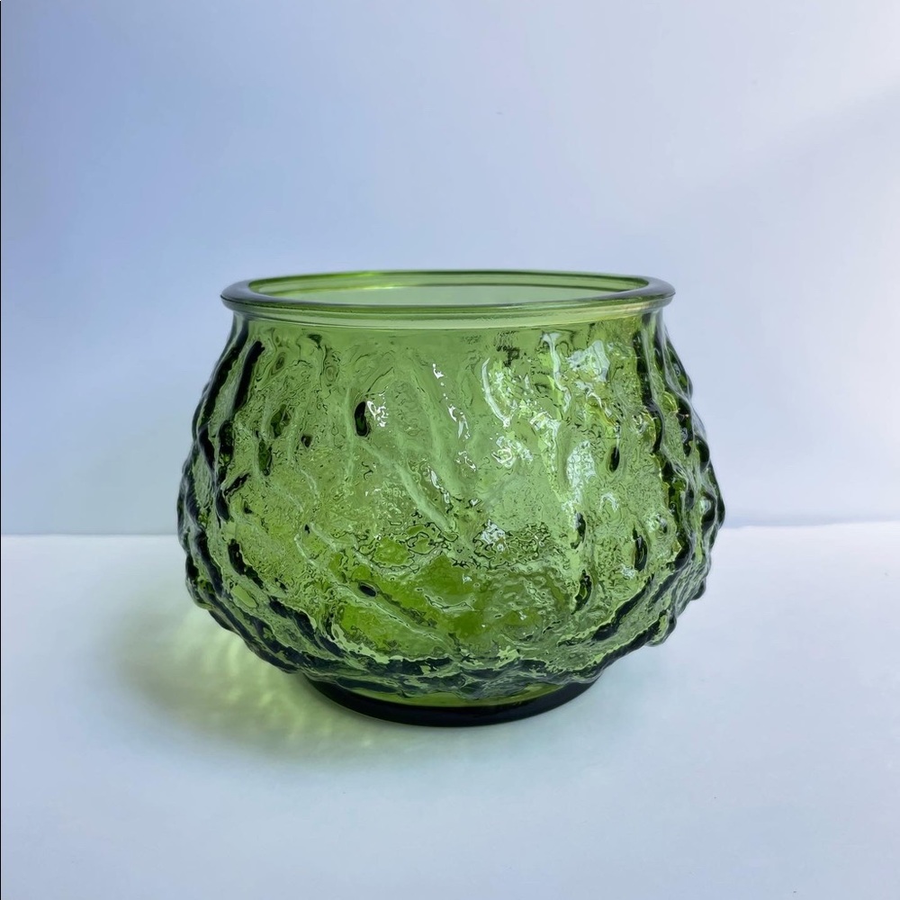 SOLD🔥Vintage EO Brody Co Crinkled Glass Vase/Planter